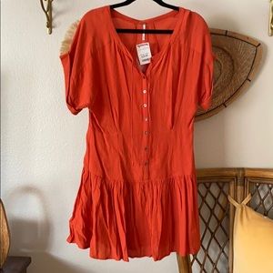 Free People /// Burnt Rust Dress